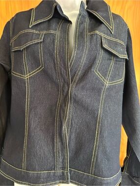 Focus by Shani Dark Denim Jacket L